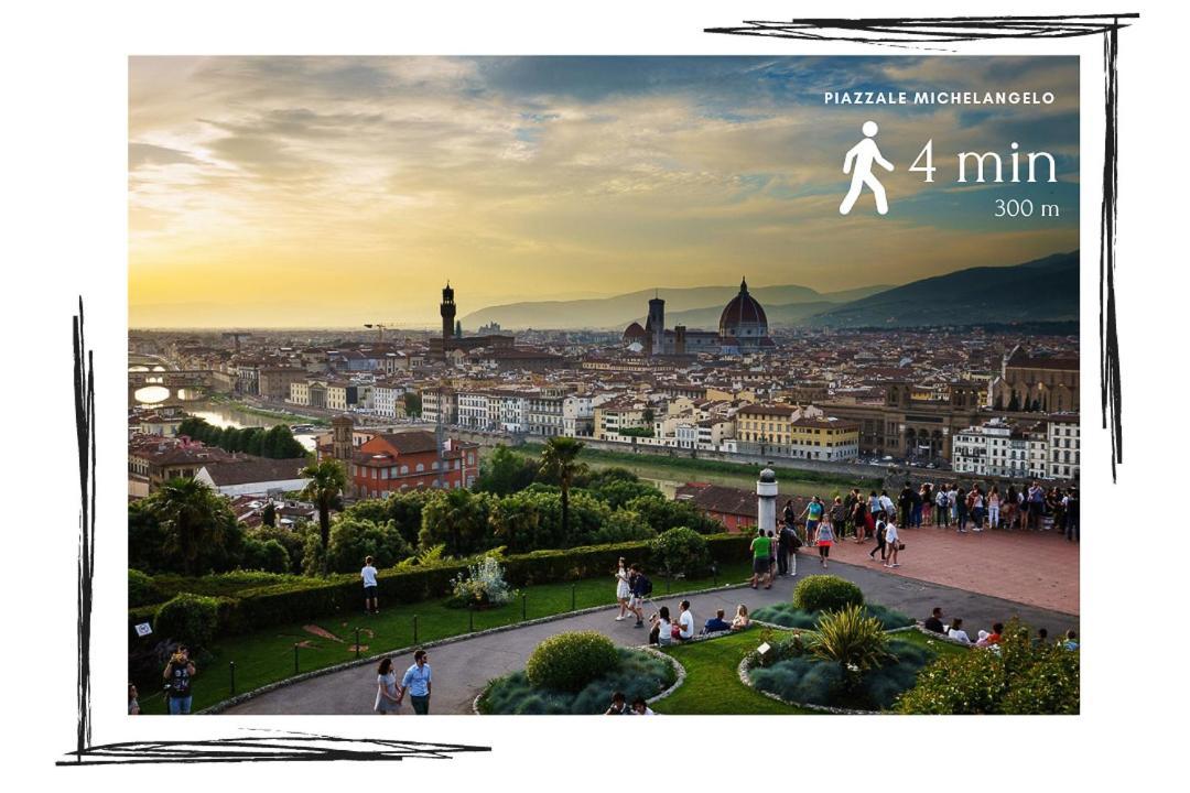 Elegante Casa Ai Piedi Di Piazzale Michelangelo Apartamento Florença Exterior foto